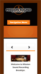 Mobile Screenshot of missionsoundrecording.com